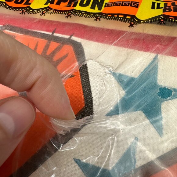 Vintage Apron Hail To The Chef Barbecue Original Packaging USA Parvin Kitschy - Picture 6 of 11